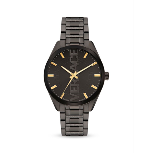 Versace V-Vertical 42MM Stainless Steel Bracelet Watch