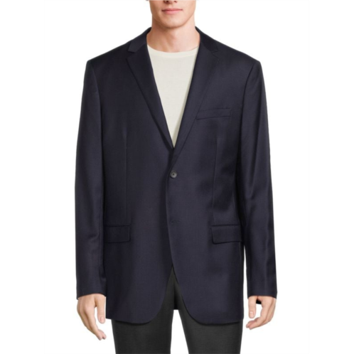 Theory Xylo Button Front Wool Blazer