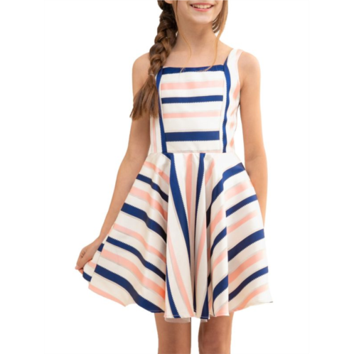 Un Deux Trois Girls A Line Dress