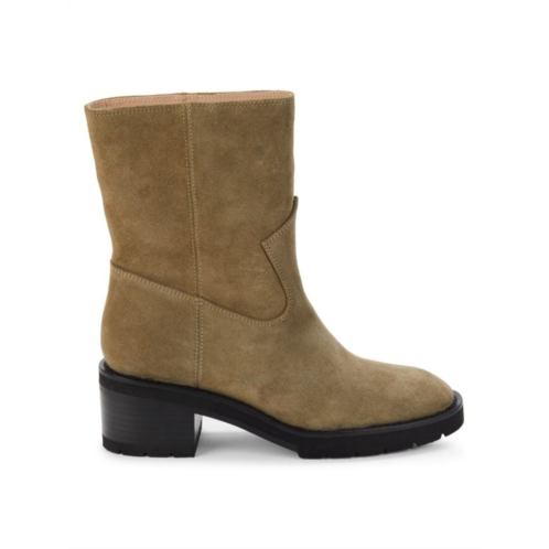 Stuart Weitzman Boulevard Suede Anlke Boots