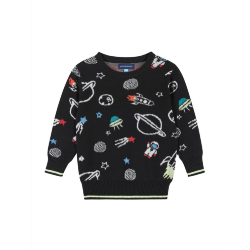 Andy & Evan Little Boys & Boys Space Intarsia Sweater