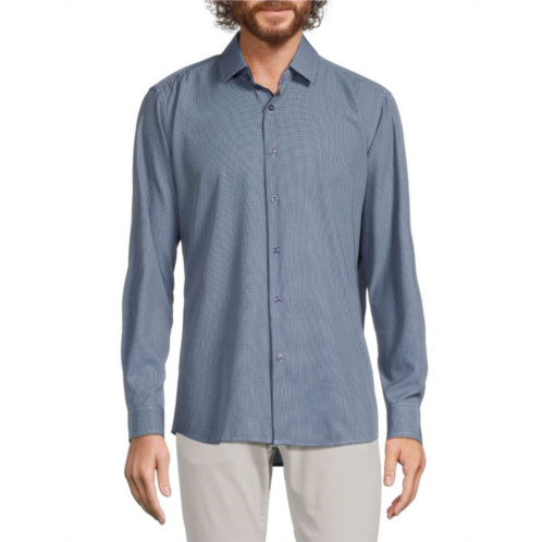 Tom Baine Slim Fit Performance Button Down Shirt