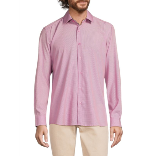 Tom Baine Slim Fit Performance Button Down Shirt