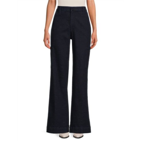 Joe  s Jeans High Rise Cargo Flare Jeans