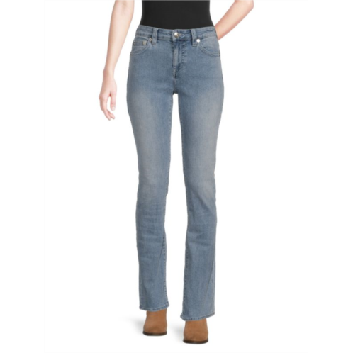 True Religion Billie Mid Rise Faded Jeans