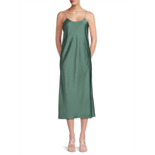 Ba&sh Embellished Satin Midi Slip Dress