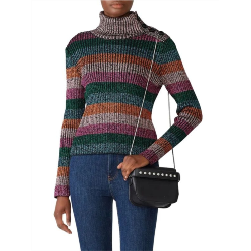 REDValentino Striped Wool Blend Sweater