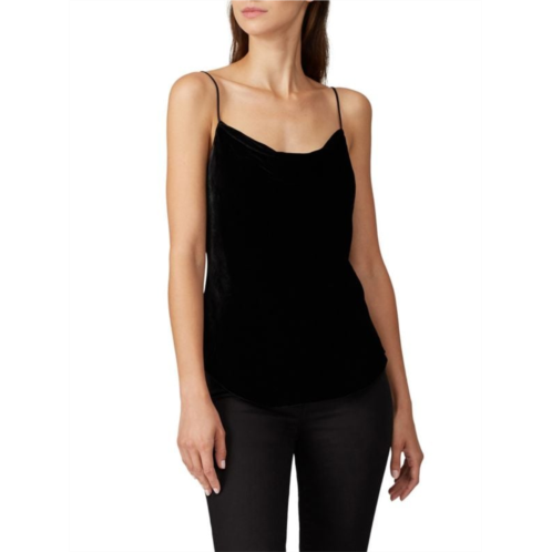 Cinq a Sept Marta Carta Velvet Cowl Neck Camisole