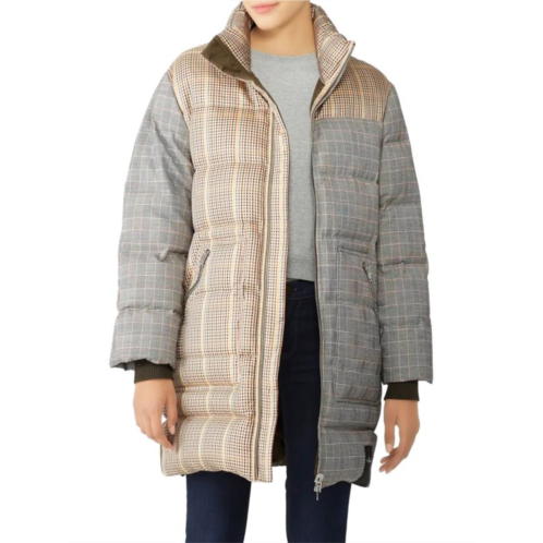 3.1 Phillip Lim Checked Wool Blend Down Coat