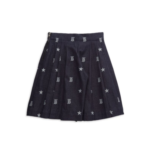 Burberry Little Girls & Girls Monogram Pleated Shorts