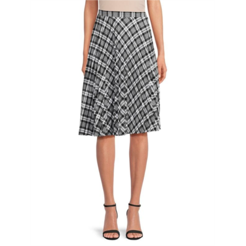 Love Ady Plaid Pleated Skirt