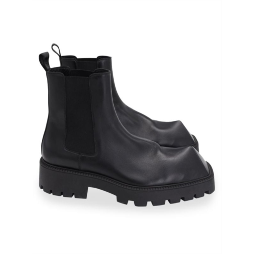 Balenciaga Rhino Ankle Boots In Black Leather Boots