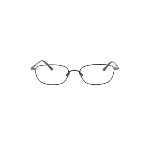 Gucci 52MM Titanium Oval Eyeglasses