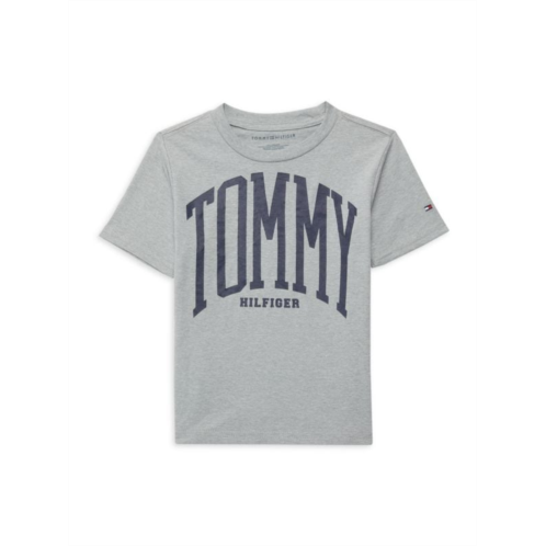 Tommy Hilfiger Little Boys Logo Heathered Tee