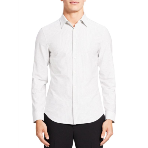 Theory Sylvain Striped Button Down Shirt