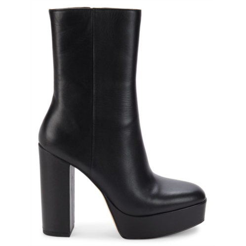 Stuart Weitzman Party Block Heel Platform Ankle Boots