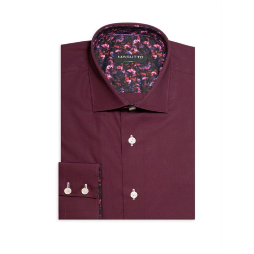 Masutto Eto Contrast Button Dress Shirt