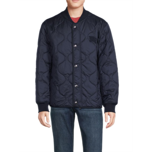 Burberry Baseball Collar Quilted Jacket