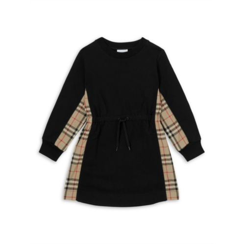 Burberry Little Girls & Girls Check Sweatshirt Dress