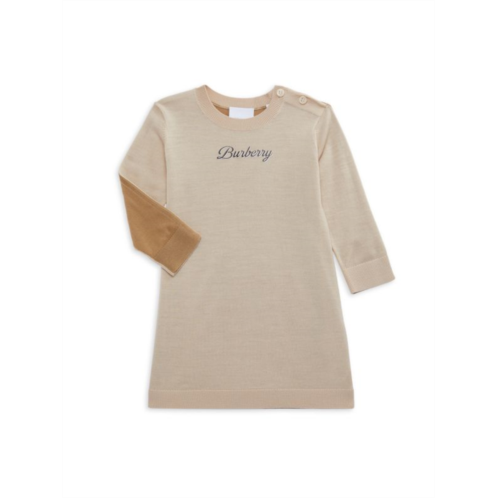 Burberry Baby Girls & Little Girls Tone On Tone Wool Sweater Dress