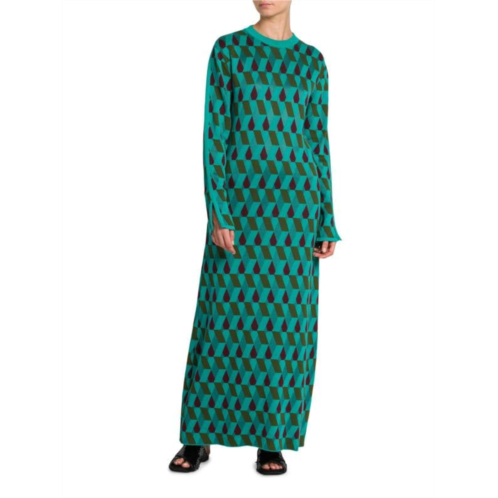 La DoubleJ Edition 31 Long Sleeve Maxi Dress