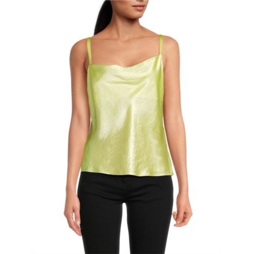 Vince Satin Cowlneck Camisole