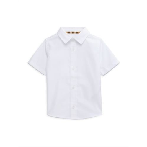 Burberry Boys Short Sleeve Button Down Shirt