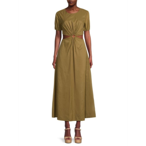 Staud Calypso Cutout Maxi Dress