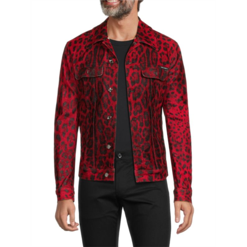 Dolce & Gabbana Leopard Print Jacket