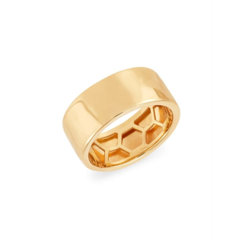 Saks Fifth Avenue Made in Italy 14K Yellow Gold Wide Band Ring