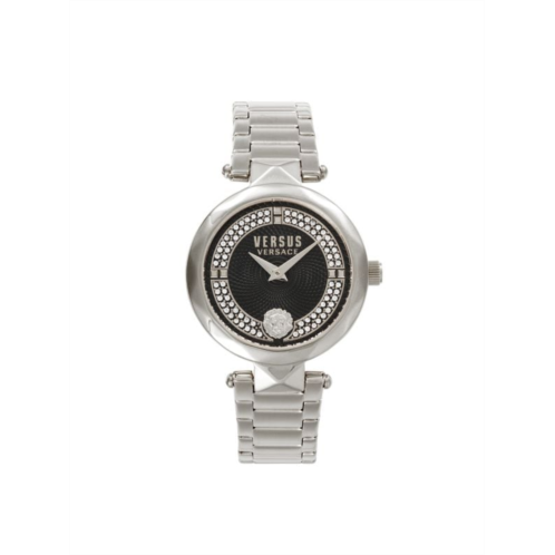 Versus Versace Covent Garden Crystal 36MM Stainless Steel Bracelet Watch