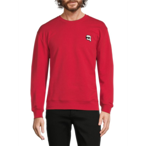 Karl Lagerfeld Paris Logo Applique Sweatshirt