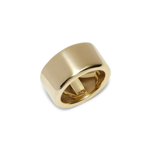 Saks Fifth Avenue Made in Italy ?14K Yellow Gold Wide Band Ring