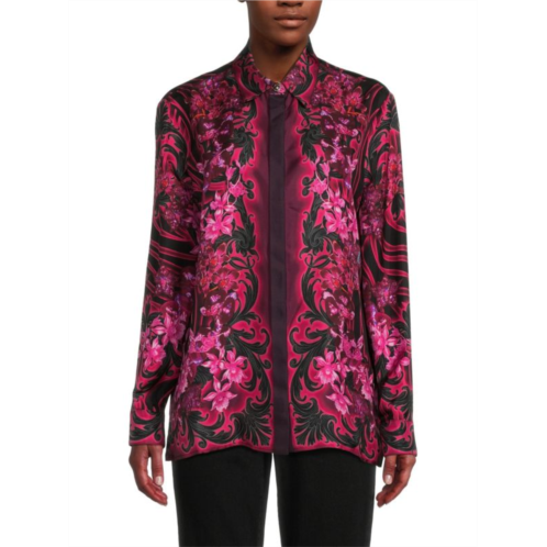 Versace Floral Silk Shirt