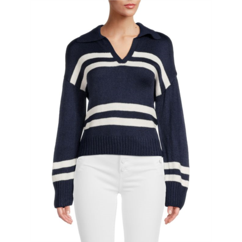 Design 365 Stripe Polo Sweater