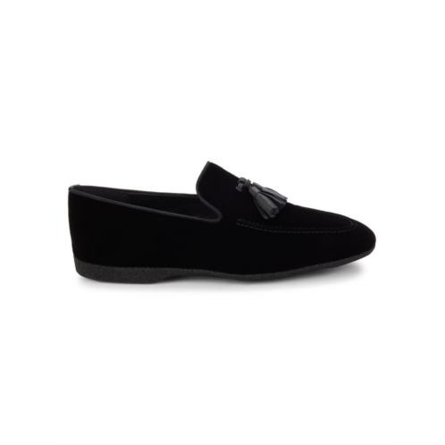 Paul Stuart Hope Velvet Tassel Loafers