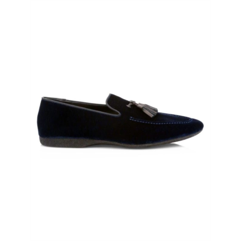 Paul Stuart Hope Velvet Tassel Loafers