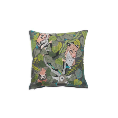 LR Home Junge Scene Square Throw Pillow