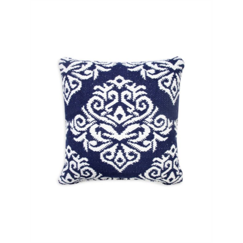 LR Home Modern Motif Damask Square Throw Pillow