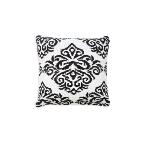 LR Home Modern Motif Damask Square Throw Pillow