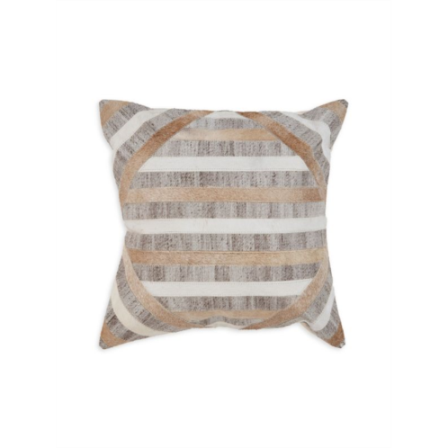 LR Home Wilka Blythe Wool Blend Square Throw Pillow