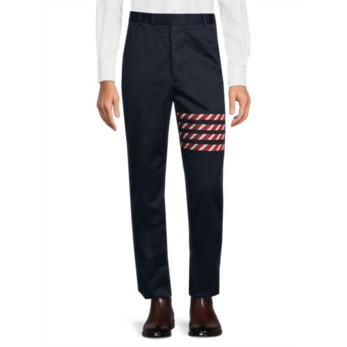 Thom Browne Contrast Stripe Dress Pants