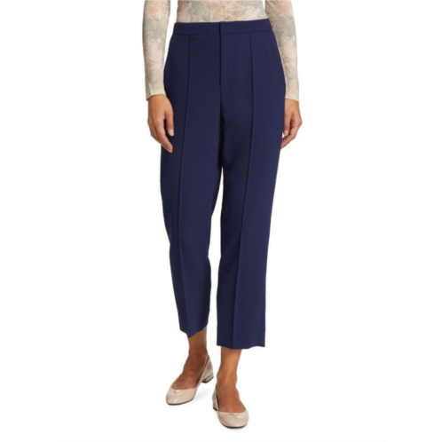 Vince Pintuck Straight Cropped Pants
