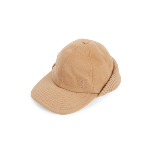 Burberry Logo Cashmere Baseball Cap