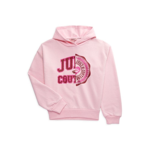 Juicy Couture Little Girls & Girls Logo Hoodie