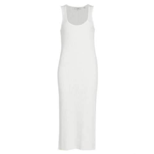 Vince Ribbed Midi Tank Dress