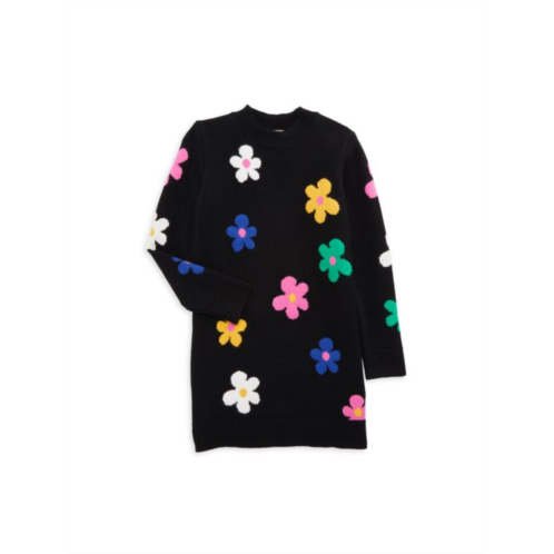 Hannah Banana Girls Flower Sweater Dress