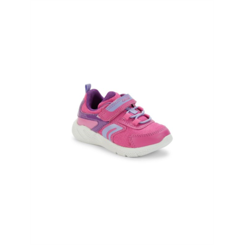 Geox Baby & Little Girls Sprintye Touch Strap Sneakers