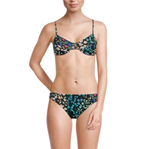 Cynthia Rowley Floral Bikini Top