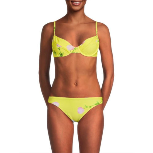 Cynthia Rowley Mia Floral Underwire Bikini Top